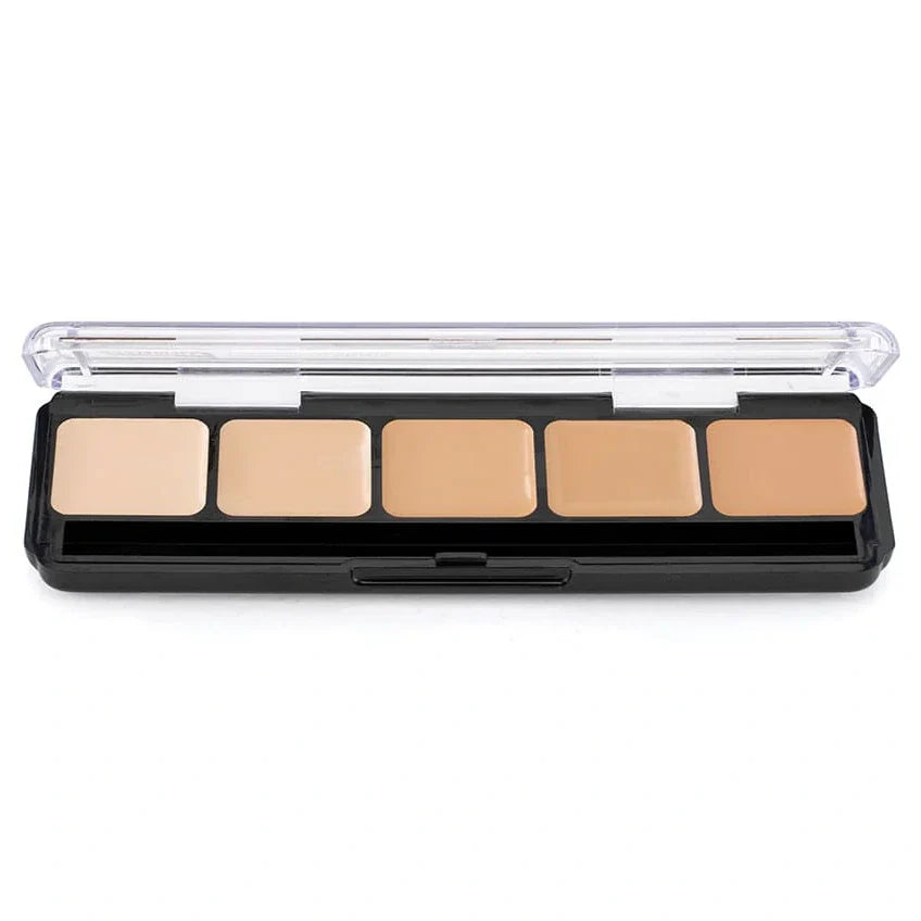 HD Crème Foundation 5 Well Palette | Warm Colours