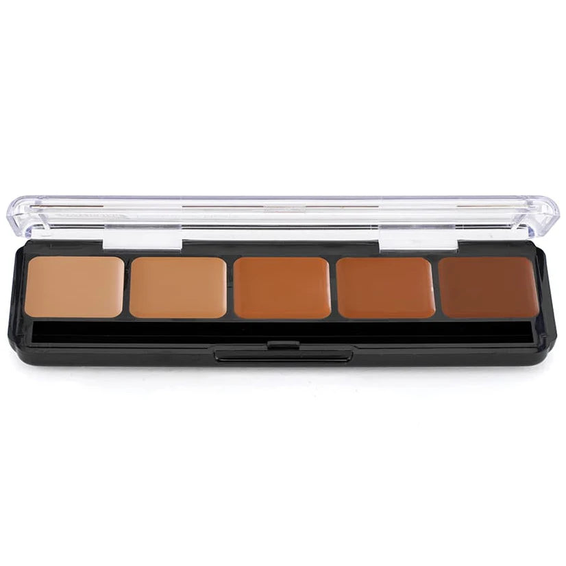 HD Crème Foundation 5 Well Palette | Warm Colours