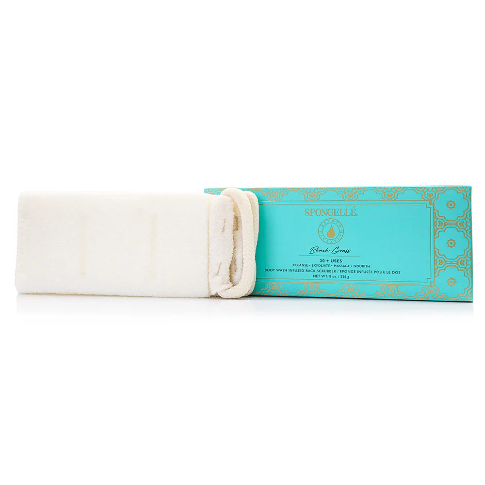 Beach Grass Body Wash Infused Back Scrubber | Spongellé
